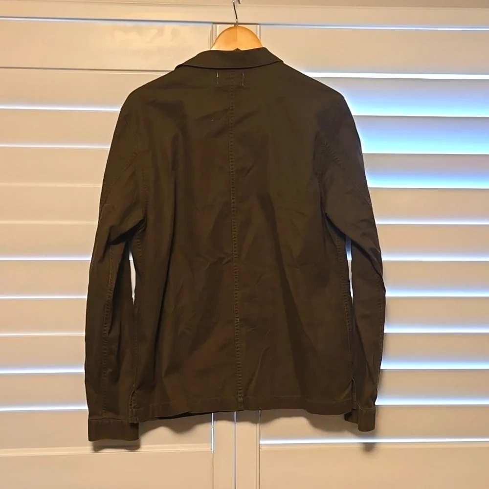 Men's Olive Military Field Jacket - Picture 8 of 15